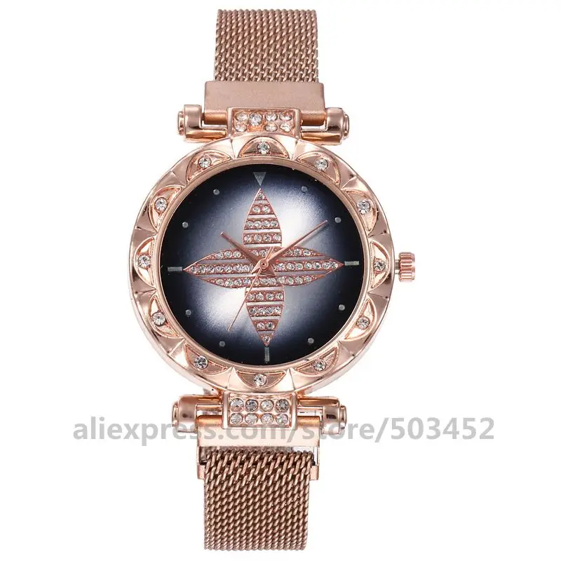 100 шт./лот 920638 Relojes Mujer оптовая продажа ветряная мельница магнитные часы Звездное