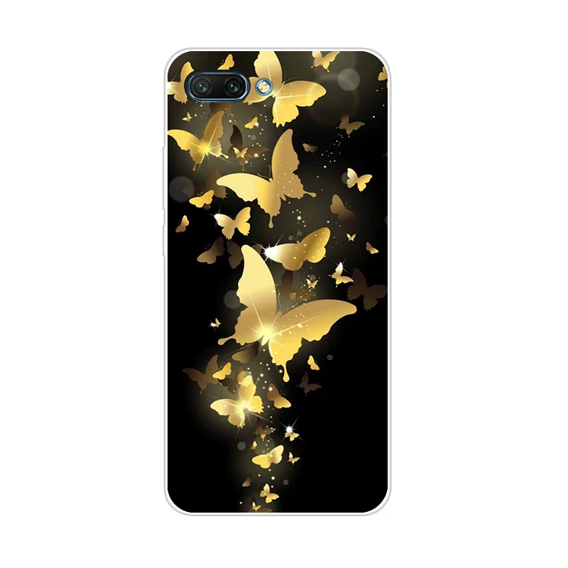 Тёмно-синий Мягкий чехол с мультяшным рисунком huawei Honor 10, силиконовый чехол-накладка для телефона huawei Honor 10 Honor10 Lite, COL-L29 COL-L29A - Цвет: Тёмно-синий