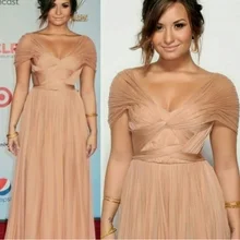 Сексуальное и элегантное шифоновое вечернее платье без бретелей