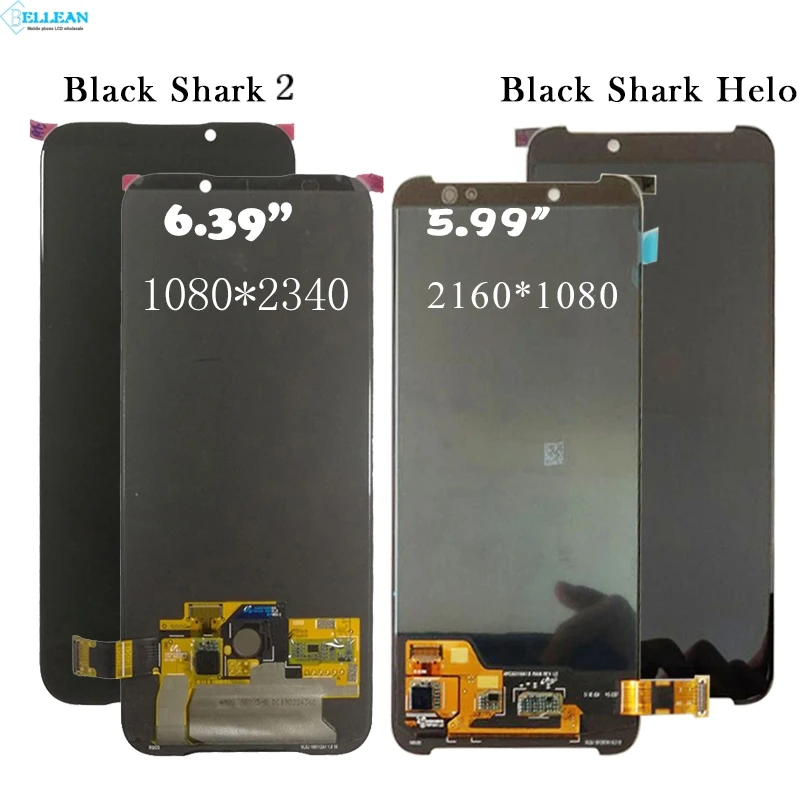 Catteny для Xiaomi Black Shark 2 ЖК-экран с сенсорным стеклом дигитайзер сборка Запасные части черный Shark Helo 2 Lcd