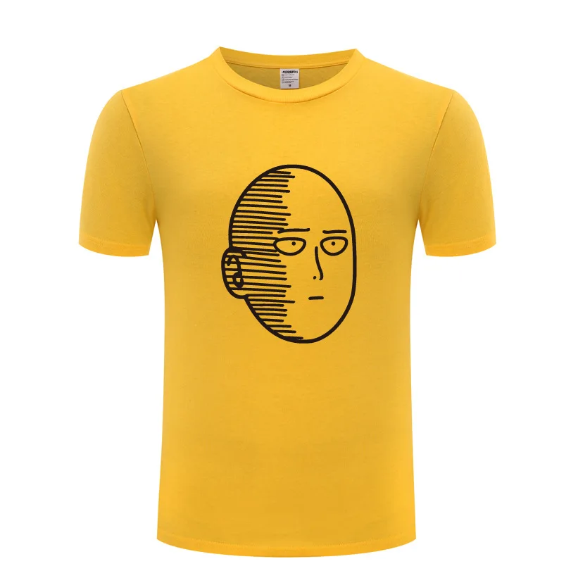 One Punch ONE Oppai футболки для мужчин аниме мультфильм короткий рукав o-образный вырез