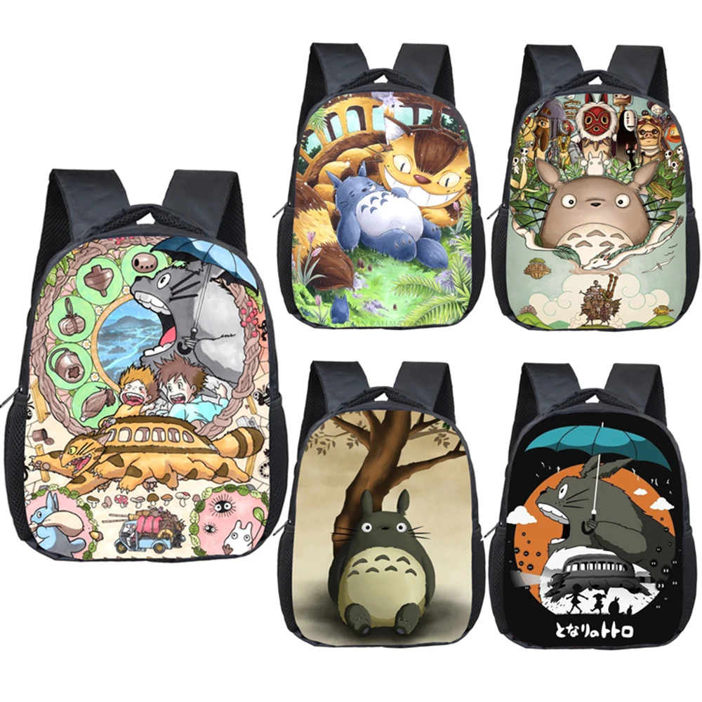 Totoro Backpack Anime Bookbag Toddler-Bags Girls Kids Children Cartoon Gift Boys