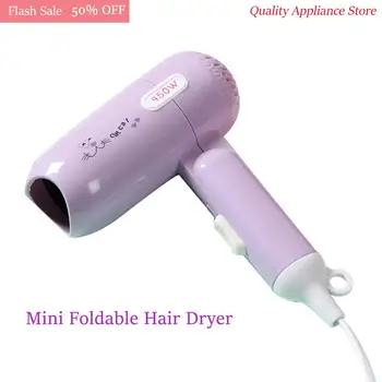 

Mini Small Power Portable Folding Hair Dryer Hair Dryer Student Dormitory Small Household Appliances Electric Hair Dryer Blower