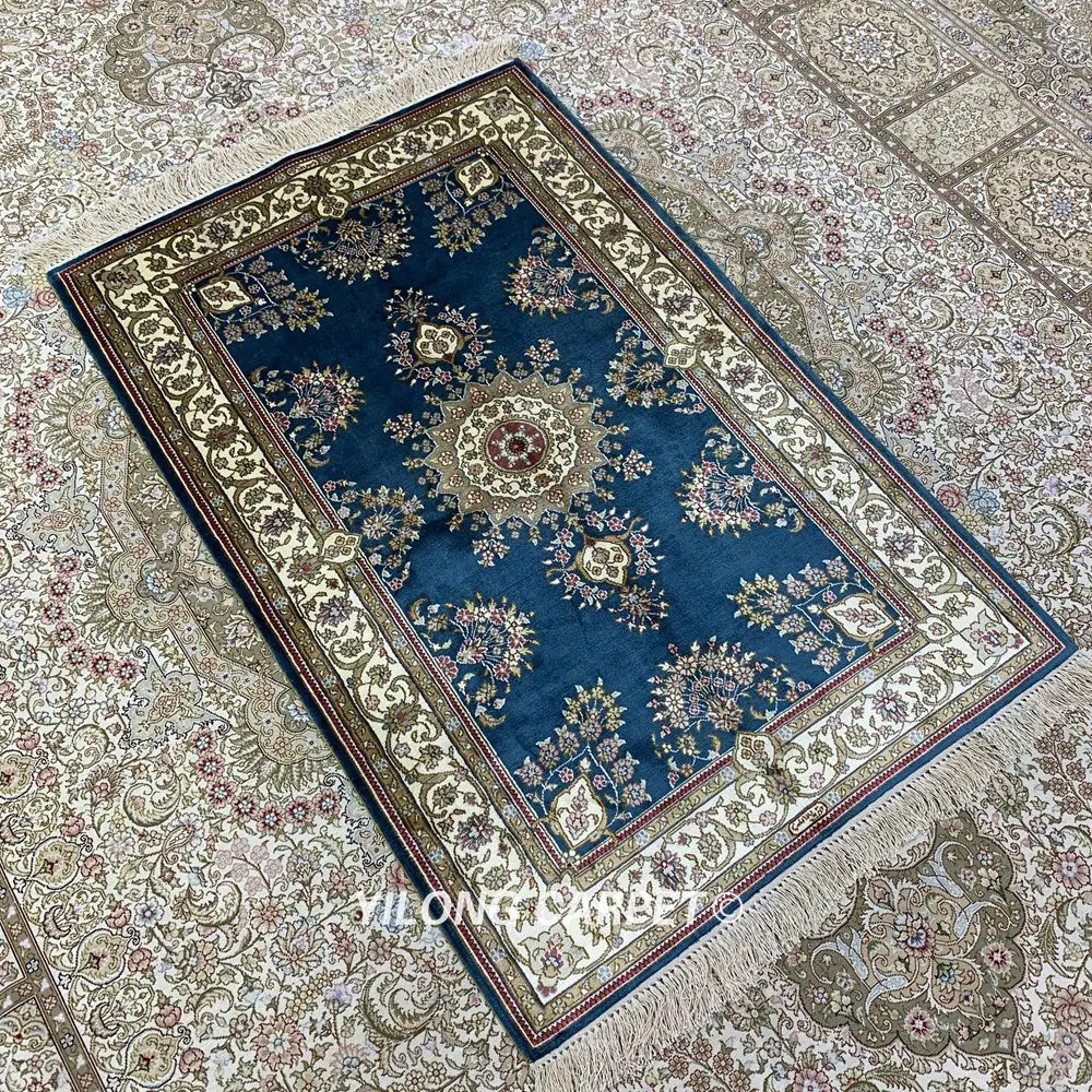 Yilong 2,5 'x4' ручной персидский ковер натуральный Восточный турецкий ковер(HF156B