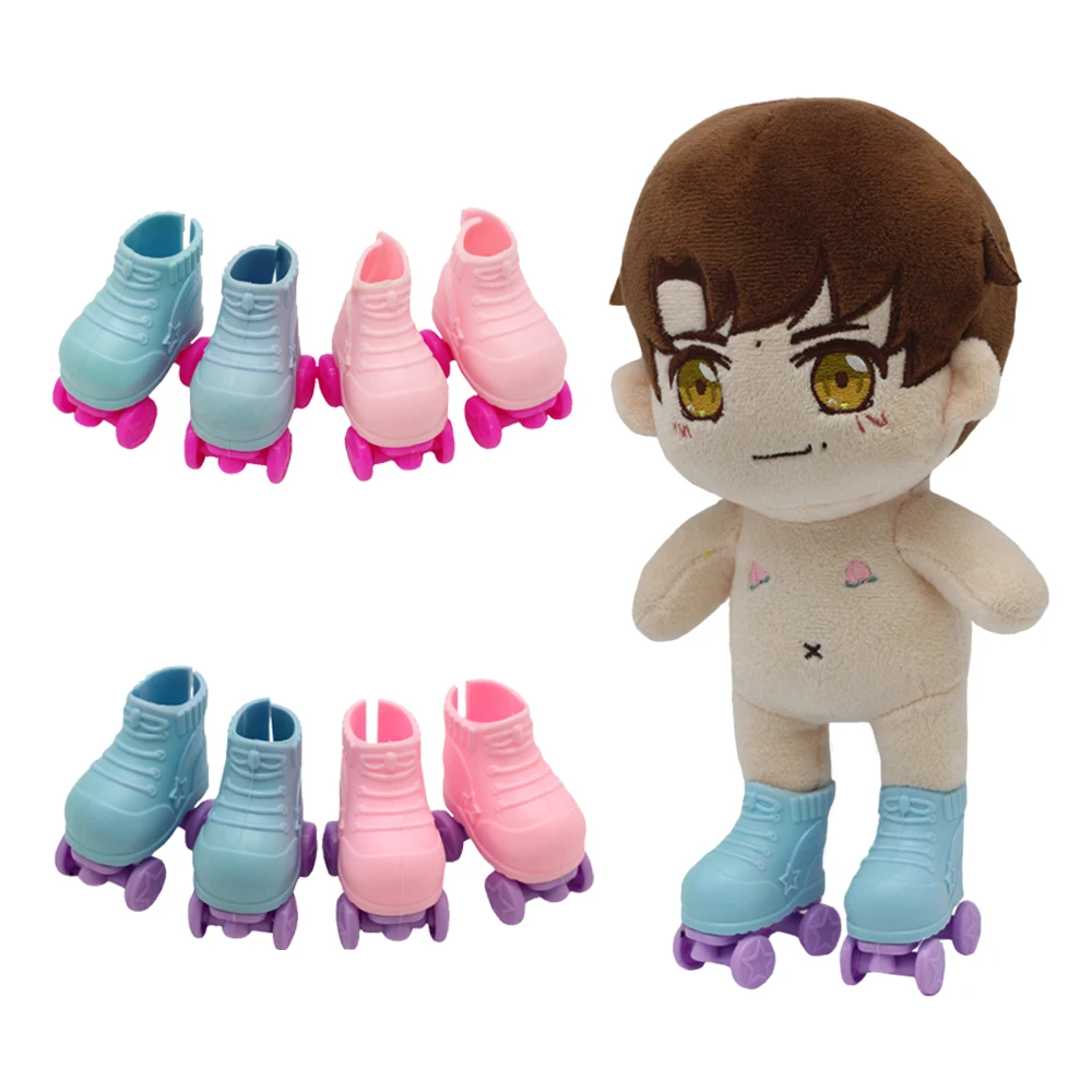 14.5 INCH Doll Handmade Skate Boots For Plush EXO Doll Clothes BJD Shoes Children Best Birthday Gifts