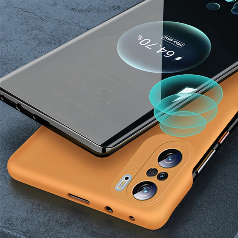 Für Xiaomi POCO F3 Hülle Matte rahmenlose harte PC-Abdeckung für Mi 11T 10T 11 Lite Redmi Note 9t pro 10s 10 9 9s 8 Pro Max Sho_voghion.com
