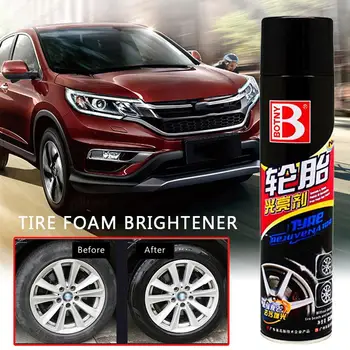 

Tire Foam Brightener Tire Protectant Protective Auto Tires Coating Agent Kit Tire Wax Beauty Care Agent B1107 650ML