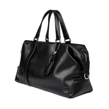 Дорожная сумка из натуральной кожи в европейском стиле, дизайнерская сумка из воловьей кожи для мужчин и женщин, сумка для выходных, сумка 6007A