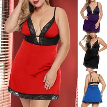 Женская Экзотическая одежда, нижнее белье, сексуальные эротические костюмы, нижнее белье Babydoll, сексуальное белье размера плюс, сексуальные платья, пижамы, XL-5XL