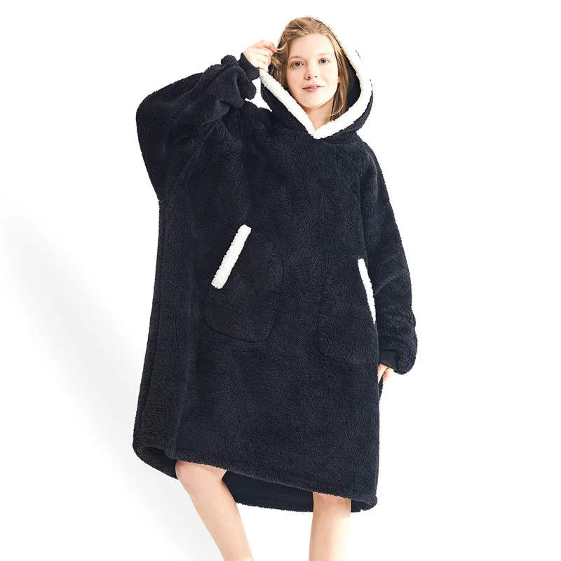 Cozy Oversized Teddy Fleece Sweatshirt