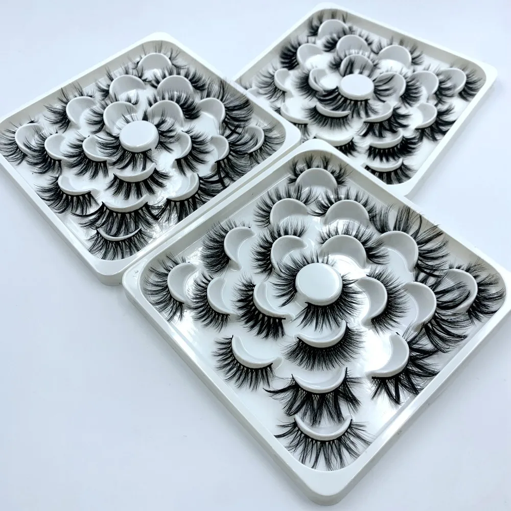 10pair eyelashes set palette  (9)