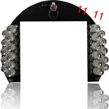 22 светодиодный ИК-плата 850nm инфракрасная пластина осветителя для купольной камеры видеонаблюдения индивидуальный угол опционально