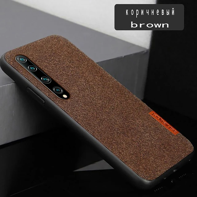 Fabric Man business Magnetic case For POCO X3 Pro coque For xiaomi mi 10 pro 10Ultra 9SE 9 T cover For Redmi note 9s 9 pro 8 7 all brown