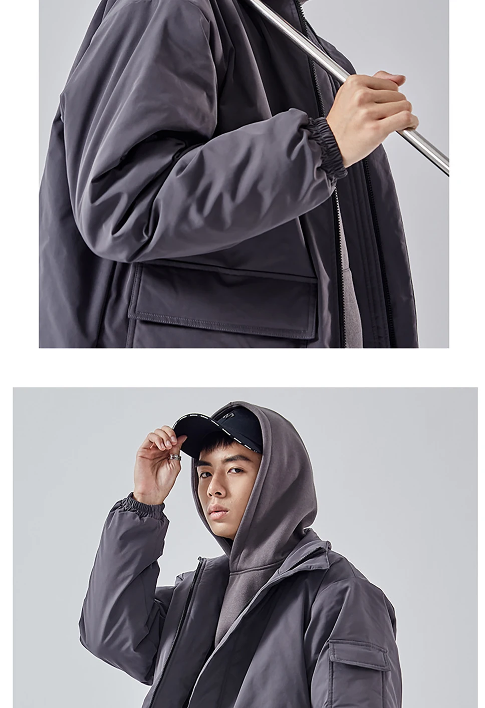 Men's Streetwear Oversize Parkas Men Thicken Warm Winter Jackets Coat Male Windbreaker Parka Winter Loose Men\'s Jacket