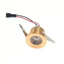 Высокий свет 1 Вт Светодиодный светильник AC85-265V Мини светодиодный бычий глаз свет большой прожектор для винный шкаф ювелирный счетчик