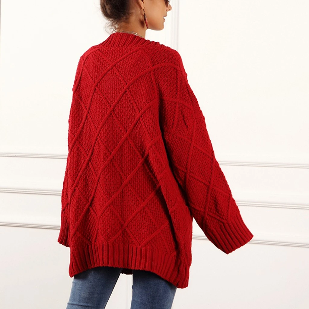 CHAMSGEND Loose Kimono Coat Women Casual Long Sleeve Cardigan Autumn Jacket Thick Loose Outwear Cardigans Slim Lady Jackets 917