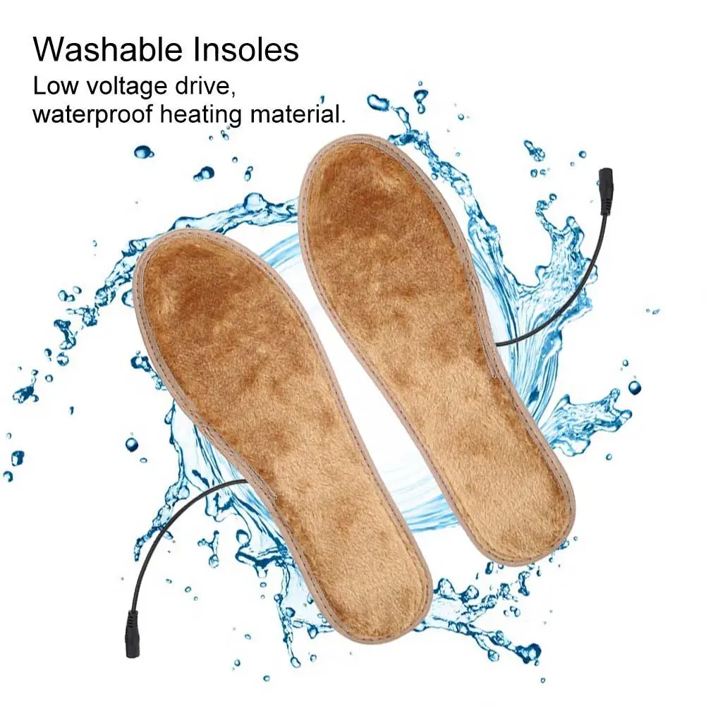 Waterproof USB Electric Heating Foot Insole Washable High Heat Exchange Efficiency Fast Heating Speed