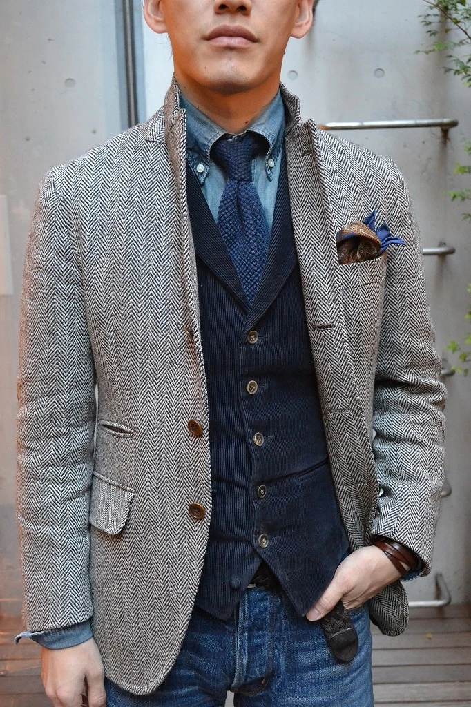 mens tweed blazer