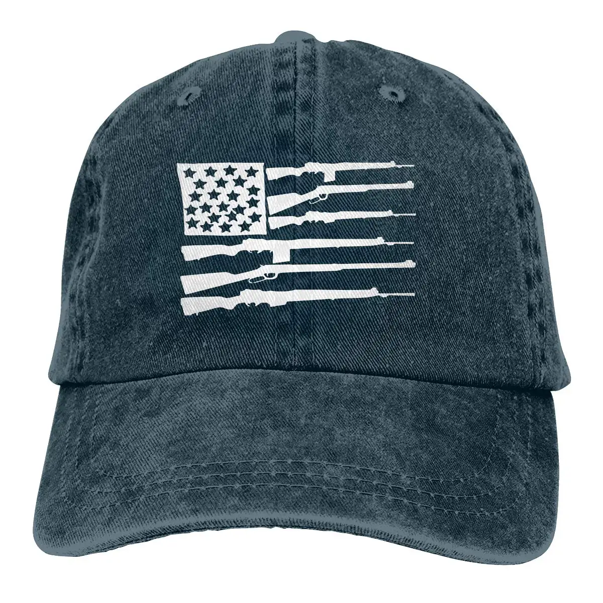 Флаг пистолеты США унисекс Дальнобойщик шляпы папа бейсболки водительская Кепка