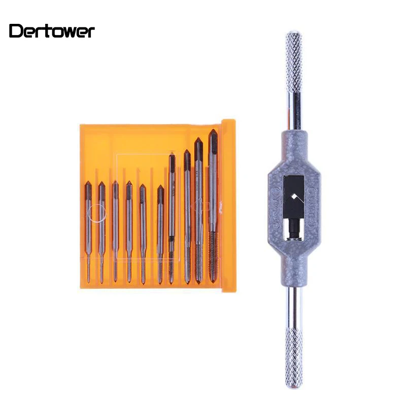 

11pcs/lot M1 M1.2 M1.4 M1.6 M1.7 M1.8 M2 M2.5 M3 M3.5 Mini Screw Tap Set Hand Tap Thread Wire Tapping Threading Taps Attack