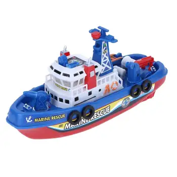 

Electric Ship Fire Boat Develop Children Thinking Creativity Water Spray Music Sound Light Children Educational Toys