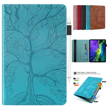 

Coque For Apple IPad Pro 11 inch 2020 Case 2th Generation 3D Embossing Tree Leather Cover For Ipad Pro 11 2018 2020 Cover Cases