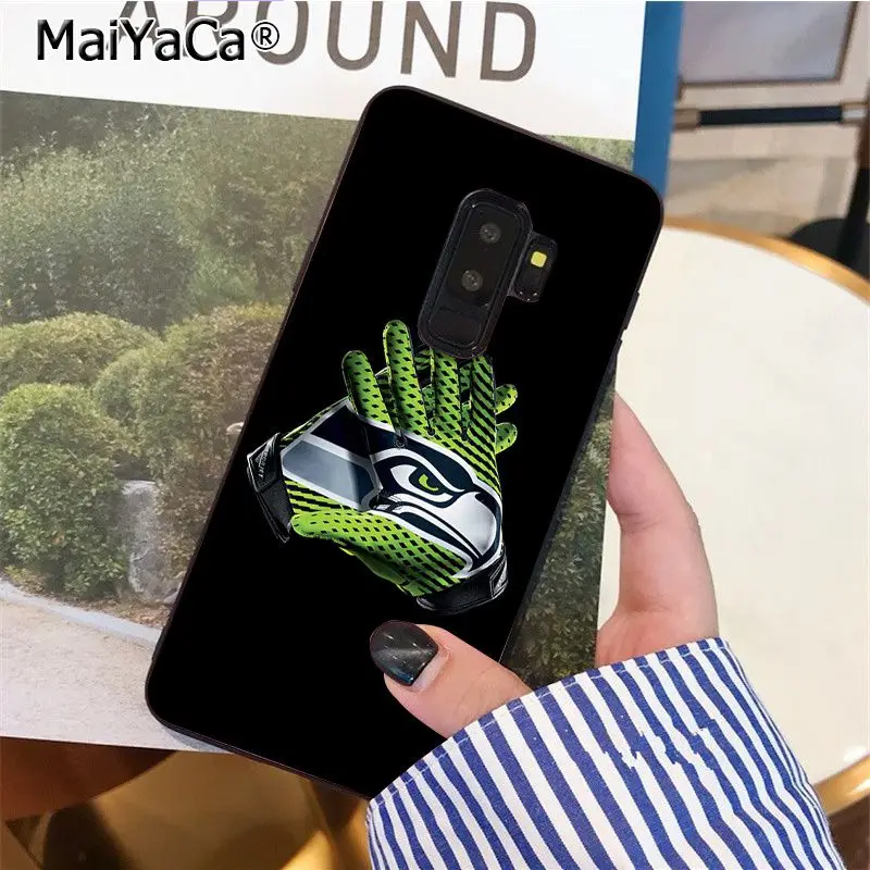 MaiYaCa Seattle Seahawks ТПУ Мягкий силиконовый чехол для телефона чехол для samsung S9 S9 плюс S5 S6 S6edge S6plus S7 S7edge S8 S8plus - Цвет: A4