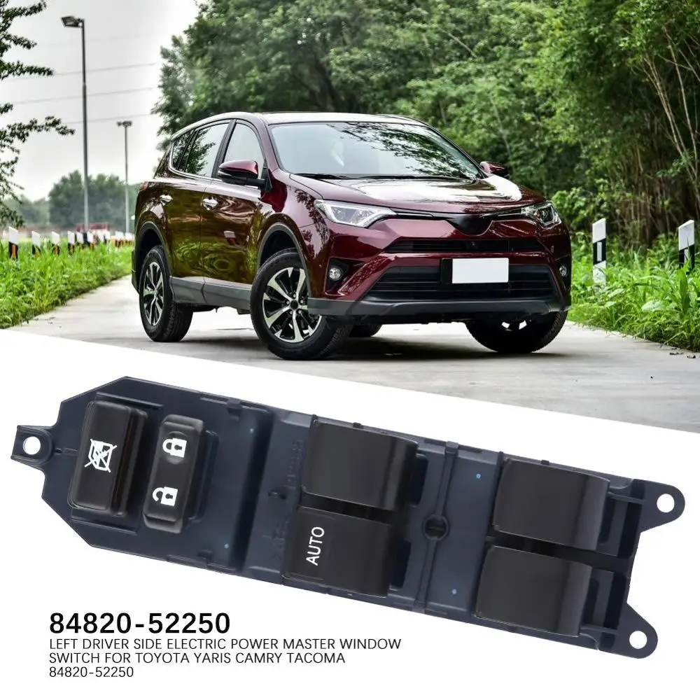 Сменный переключатель на переднее стекло для Toyota Yaris Camry Tacoma 2007- 84820-52250 ABS пластик черный