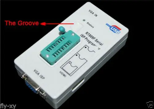 Новый RT809F USB универсальный EPROM FLASH VGA ISP AVR GAL PIC программист | Компьютеры и офис