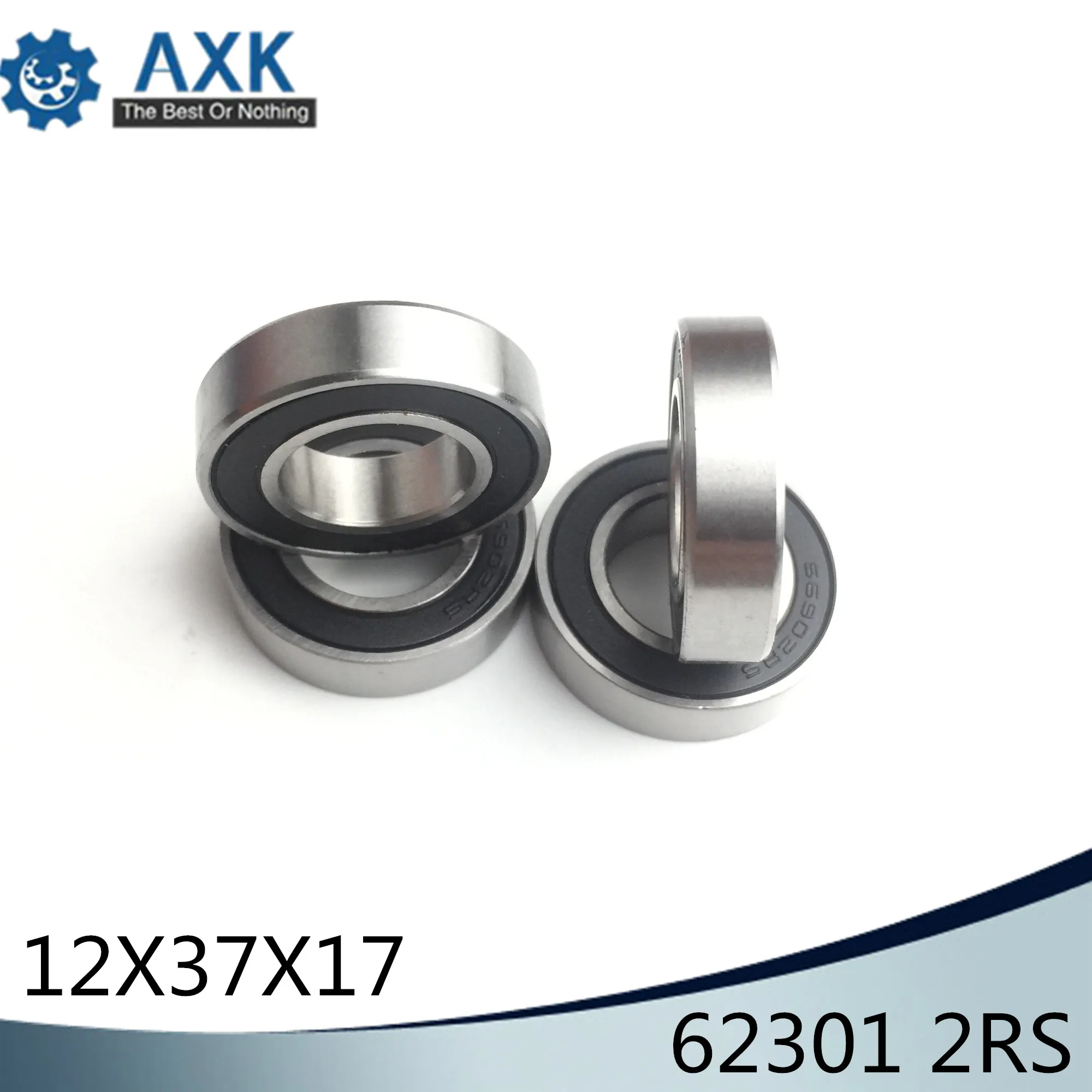 62301 2RS Non-standard 123717 Ball Bearings 12*37*17 mm ABEC-1 ( 2 Pcs ) Bearing
