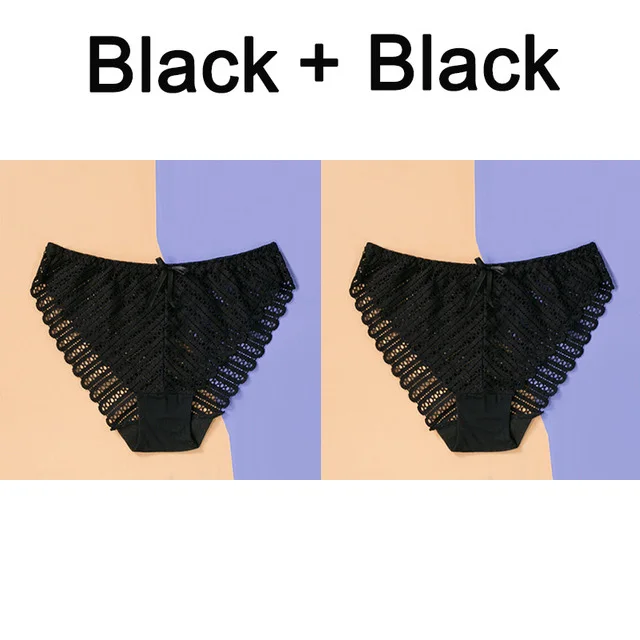 2 pcs As picture CXZD 2 шт сексуальные перспективные кружевные трусики женские удобные трусики дамское нижнее белье с низкой посадкой кружевное женское белье - Цвет: 2 pcs As picture