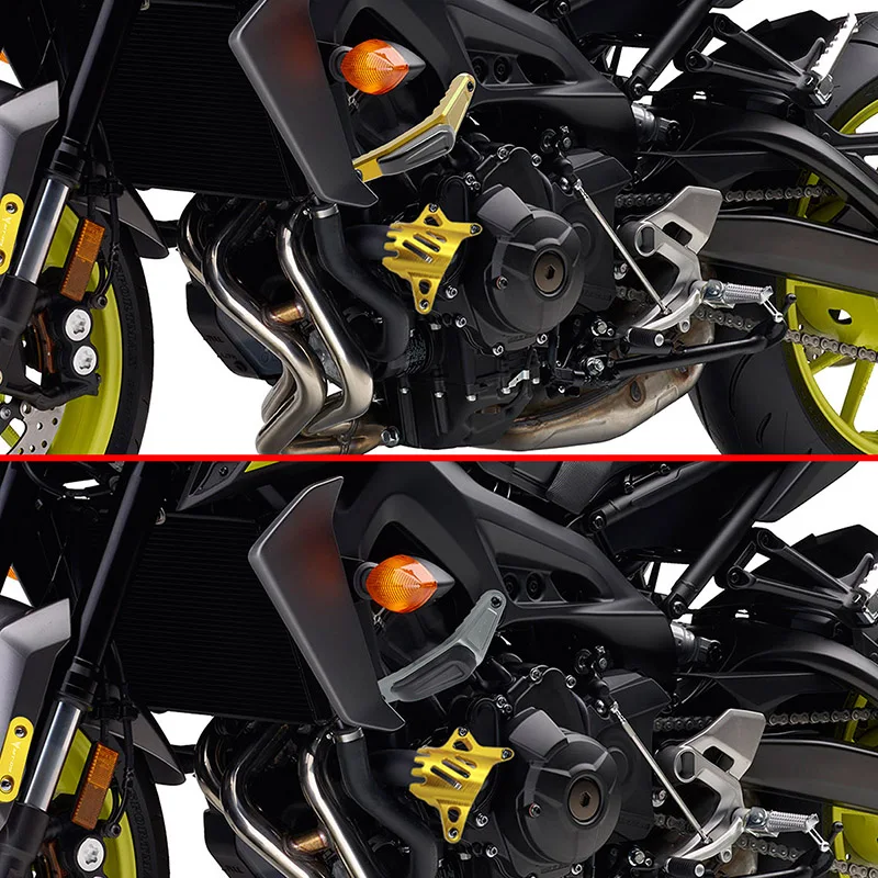 Защита двигателя для YAMAHA MT 09 FZ FJ TRACER 2014 2020 XSR900 Tracer 900 2016 SEMSPEED аварии рамки