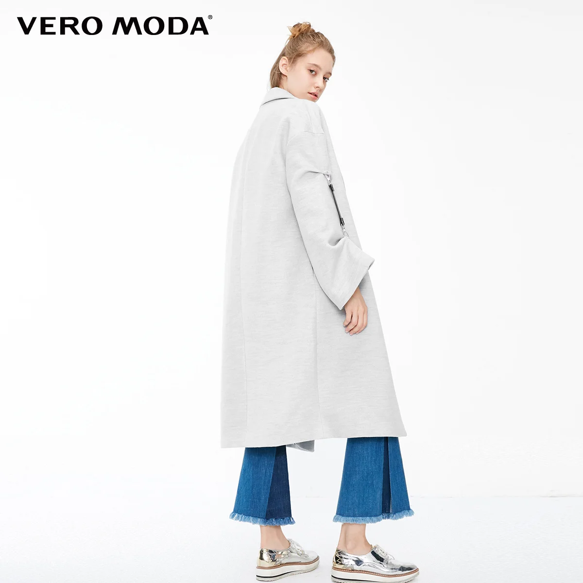 Beste Vero Moda Vrouwen Herfst Winter Afneembare Mouw Lange Jas Jas | 318409515