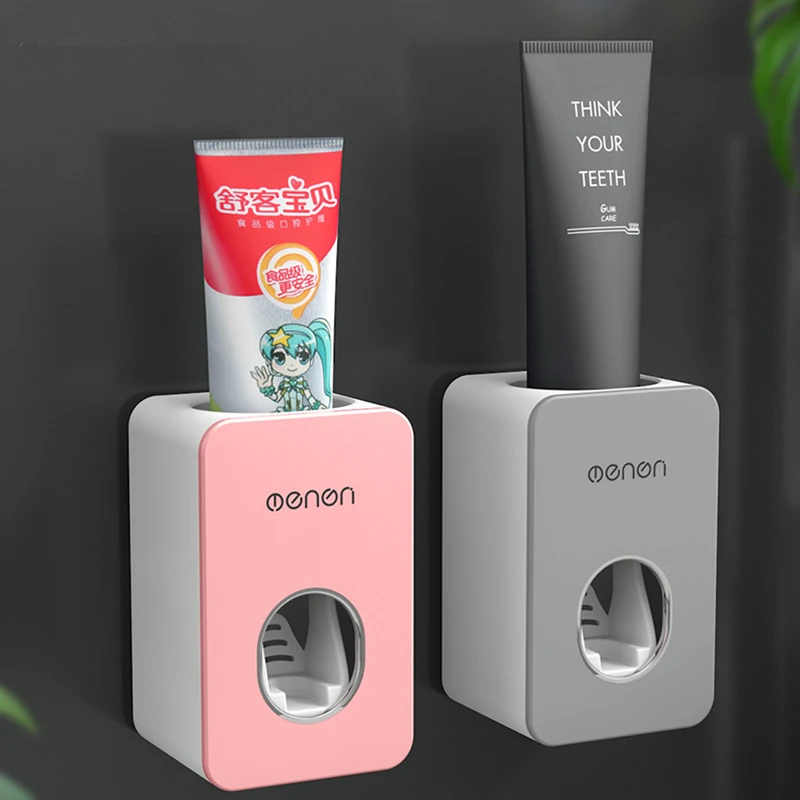Bathroom Accessories Toothbrush Holder Automatic Toothpaste Dispenser 2019