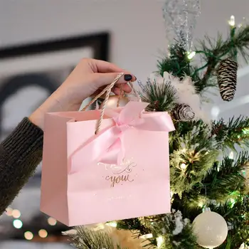 

10pcs Christmas Eve Gift Boxes Portable Christmas Gift Tote Boxes Eve Apple Gift Box Fruit Packaging Box Christmas Gift Hand Box