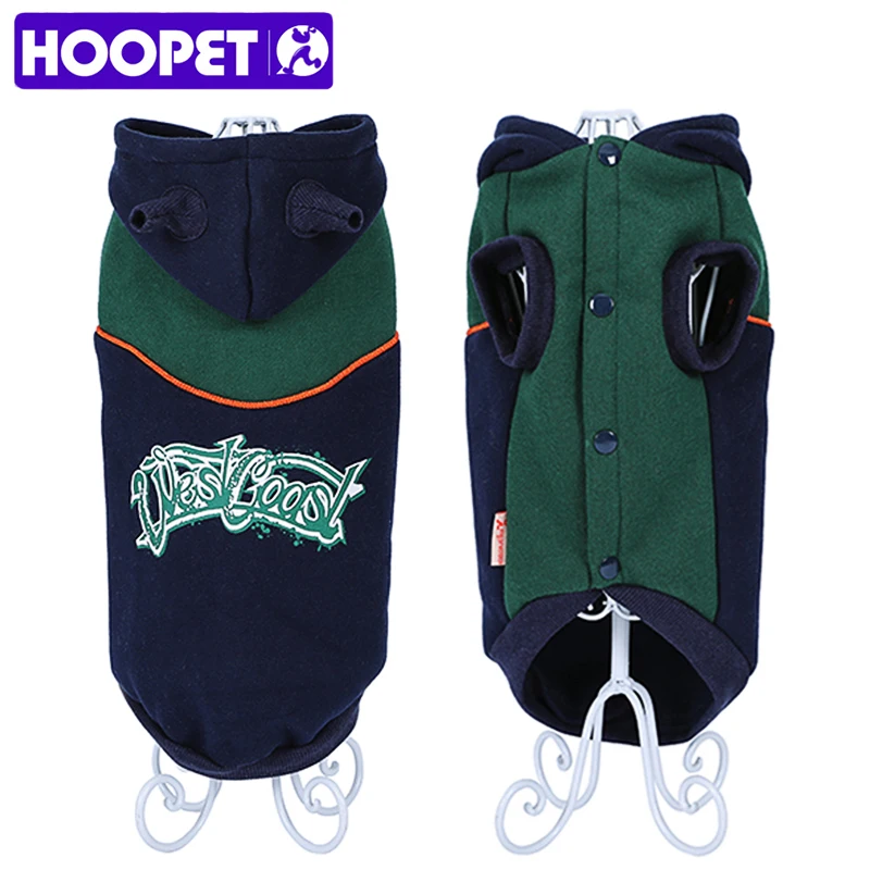 HOOPET/Одежда для кошек куртки куртка с капюшоном костюм домашних животных теплая