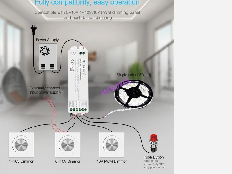 1335# Capacitive Touch Dimmer Switch Module v-elec