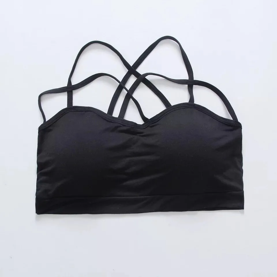 Black short Сексуальный укороченный топ, женские сексуальные кофточки, топ с подкладкой, одноцветные женские майки - Цвет: Black short