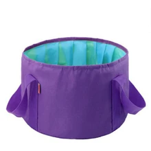 Hiking Storage Folding Washbasin Camping Bath Massage Foot Travel Carrying Fishing Portable Bucket Ultralight Outdoor Spa