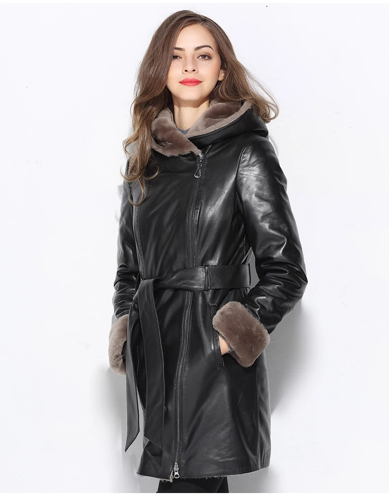 Пальто из натурального меха, Женское зимнее пальто из овечьей шерсти, Женская куртка из натуральной шерсти для одежды women 2019 Manteau Femme M1080 YY935