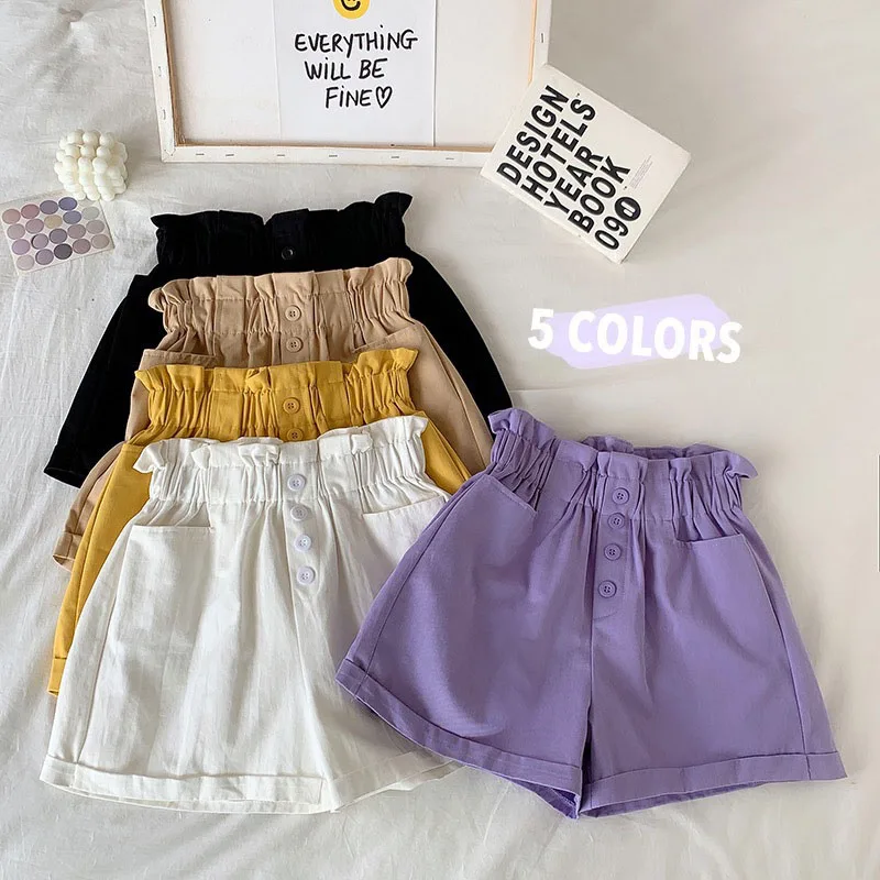 Cotton Wide Leg Shorts For Women - 1mrk.com