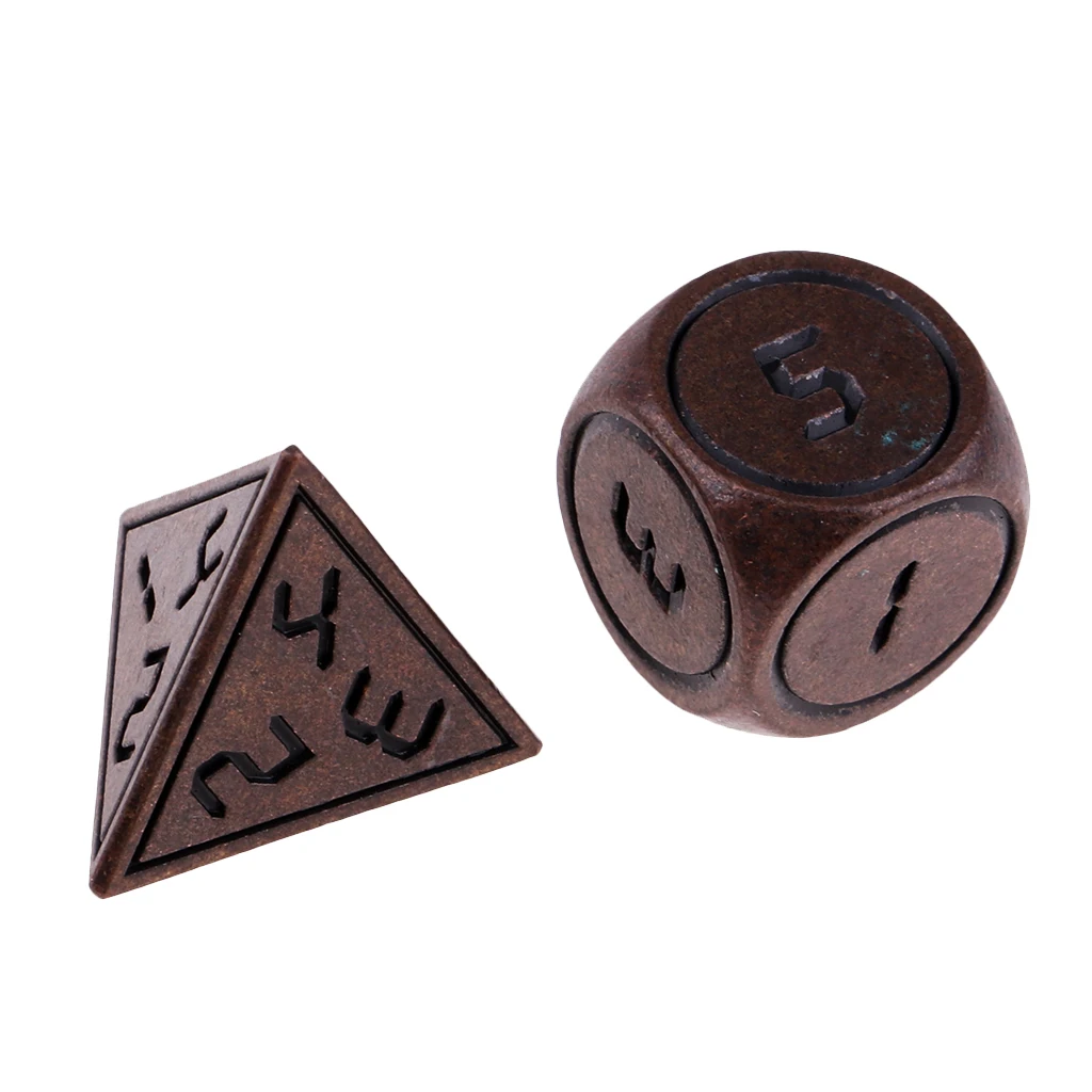 7 шт. Набор кубиков D4 D6 D8 D10 D12 D20 подземелья D&D RPG MTG игровые кубики для вечеринок настольные игры Кубики