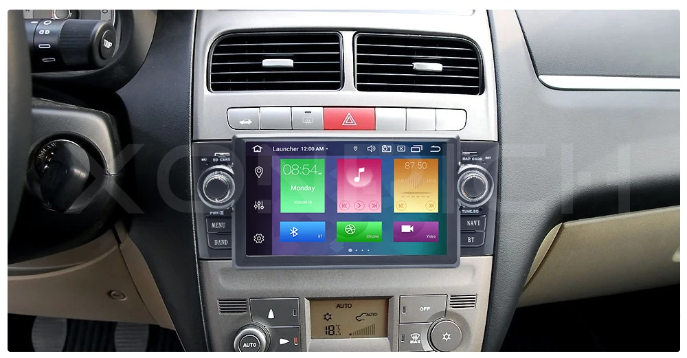 Cheap IPS DSP 8 Core 1 din Android 9 Ram 4G Car DVD multimedia Player For Fiat Grande Punto Linea 2007-2012GPS Navigation radio Screen 5