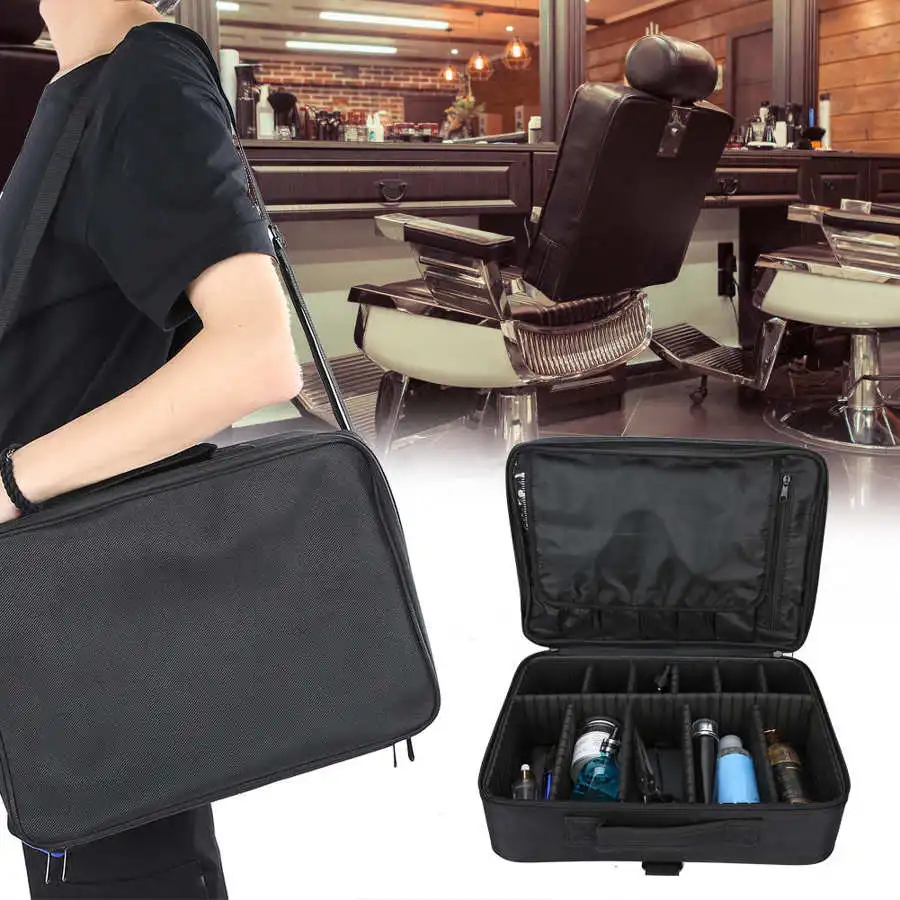

Hair Dryer Diffuser Professional Hairdressing Tool Storage Bag Portable Tattoo Tool Cosmetics Organizer Case Hair Salon