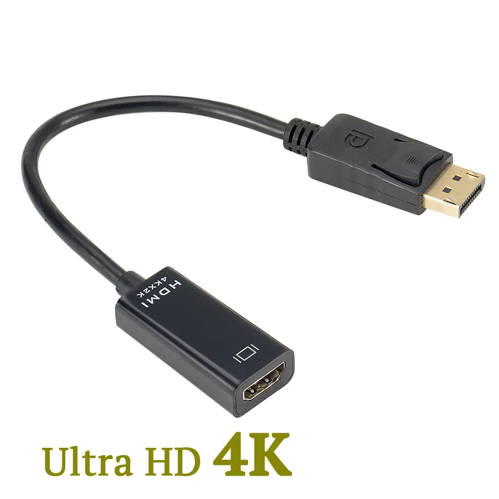 Asunflower DP до 4 к HDMI видео кабель для ПК компьютера ТВ дисплей порт к HDMI 4 к Ультра Прозрачный HDMI кабель для ноутбука проектора