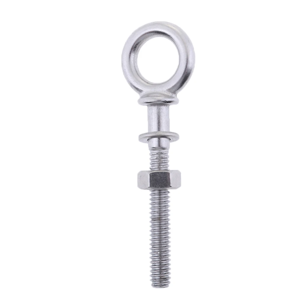 Long Lifting Eye Bolt  X 40mm Stainless Steel 304 Nut Washer Boat Shade