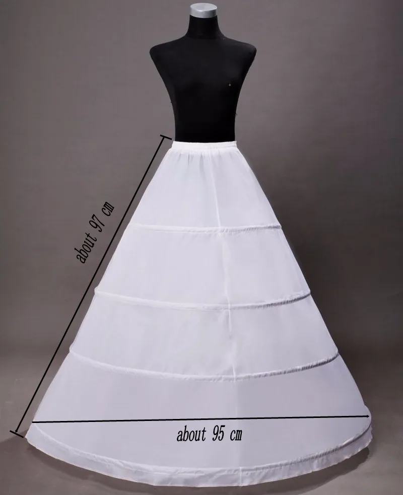 2019 Wedding Bridal Petticoats for Wedding Dress 4 Hoops Ball Gown Floor Length Long Crinoline Petticoat Wedding Accessories 2019 Wedding Bridal Petticoats for Wedding Dress 4 Hoops Ball Gown Floor Length Long Crinoline Petticoat Wedding Accessories