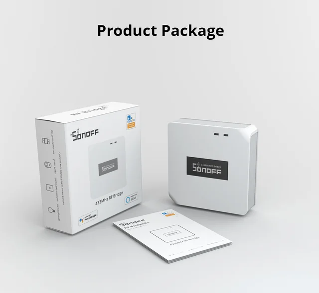 Kit De Alarma Para Casa Con Sirena Y Sensores - Compatible Con App EWeLink, 433 MHz (Incluye Bridge WiFi)