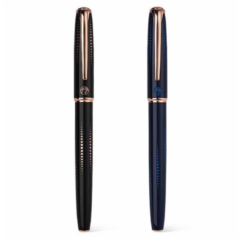 Picasso Pimio 916 Blue & Golden Dots Iridium Medium Nib Fountain Pen Professional Office School Writing Tool New Arrival