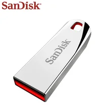 SanDisk-memoria USB 2,0 para ordenador, Pendrive Original Cruzer Force, 32GB, 64GB, de Metal